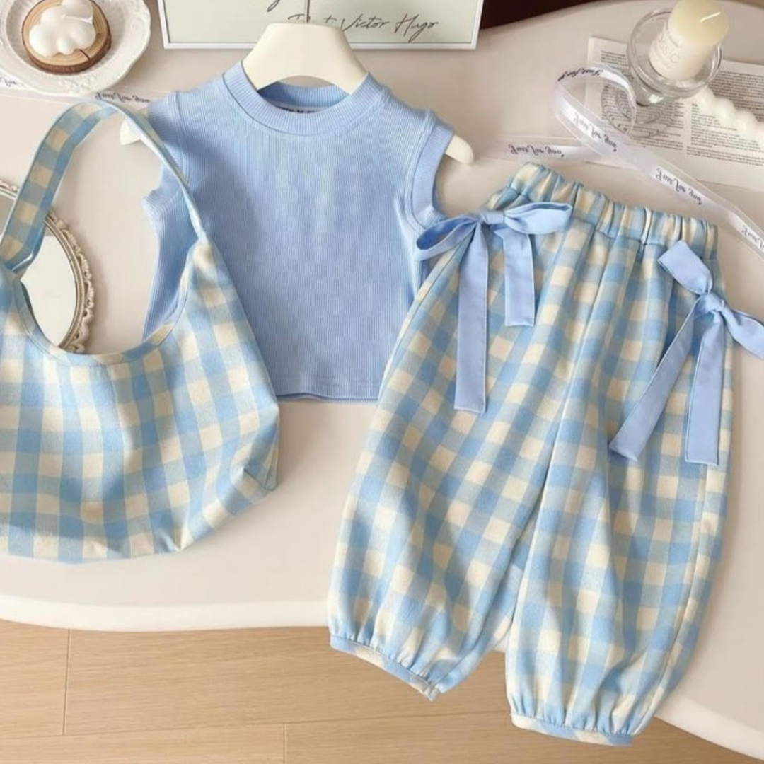 Conjunto Celeste Niña