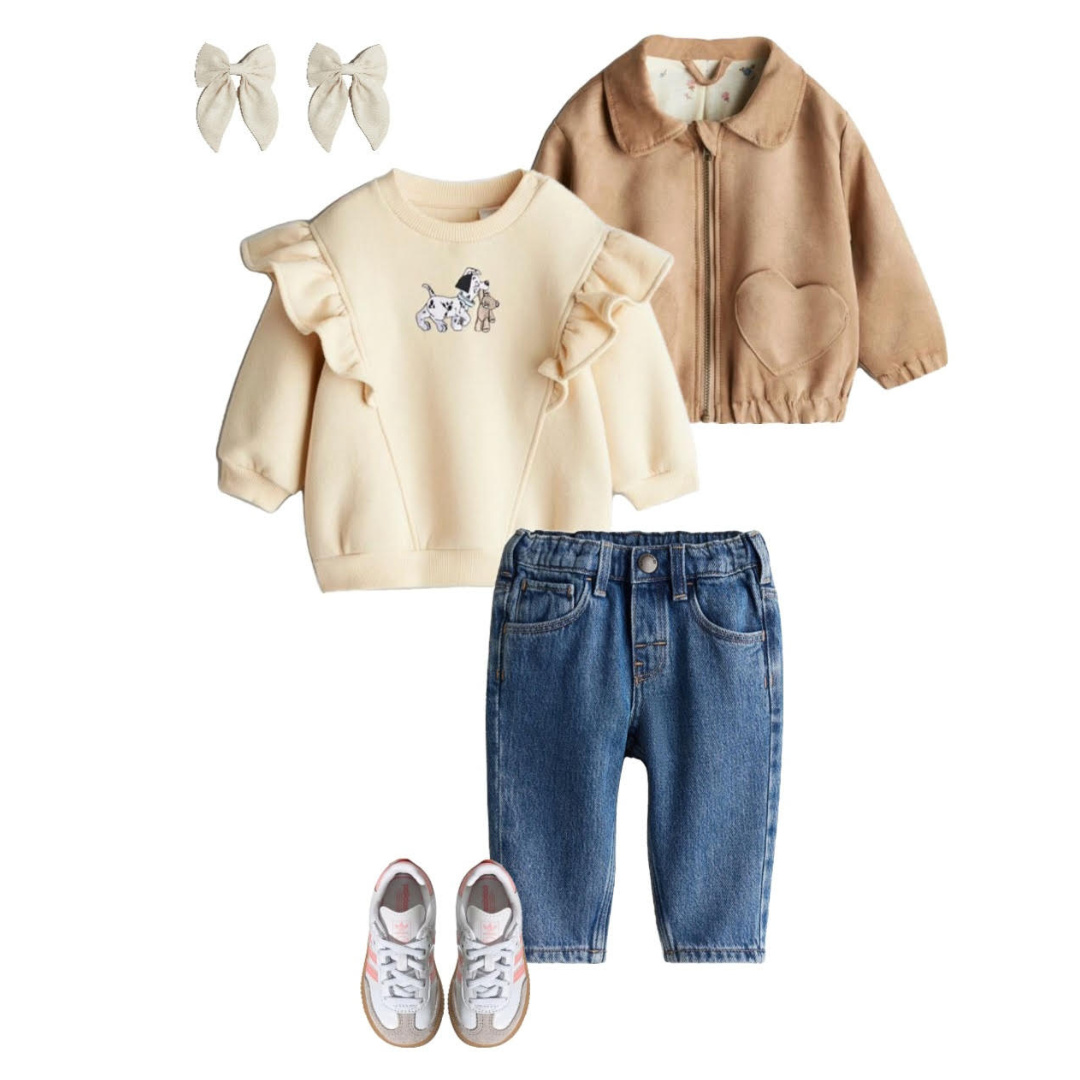 Conjunto Beige Niña