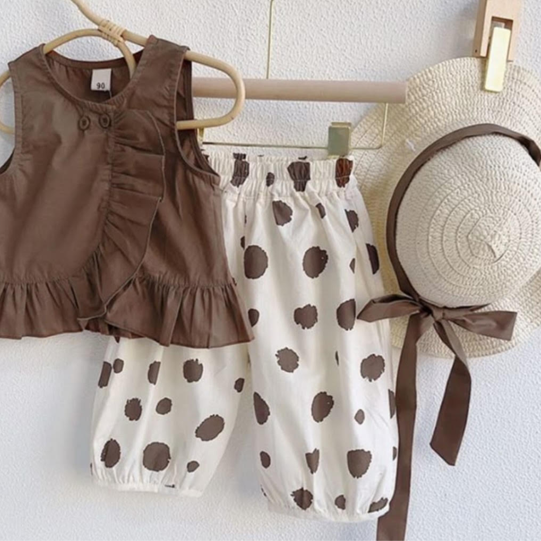 Conjunto Niña Marrón